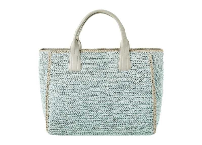 SEABREEZE SHOPPER RAFFIABAST LIGHT BLUE